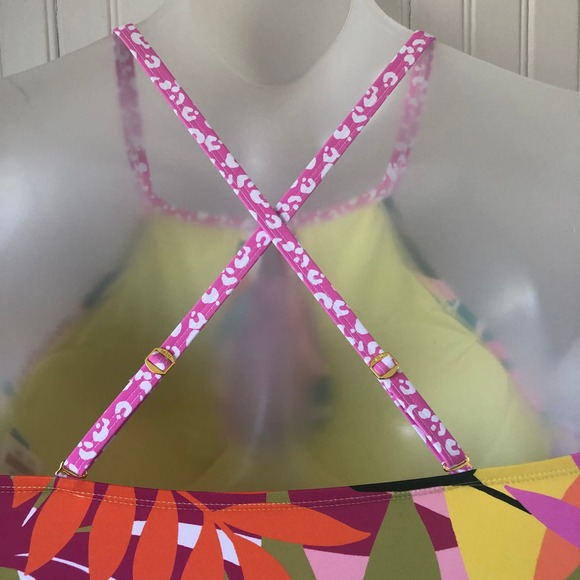 BLEU BY ROD BEATTIE Retail $114 High Neck Tankini Hipster 2 PC Size 8 - Picture 6 of 6